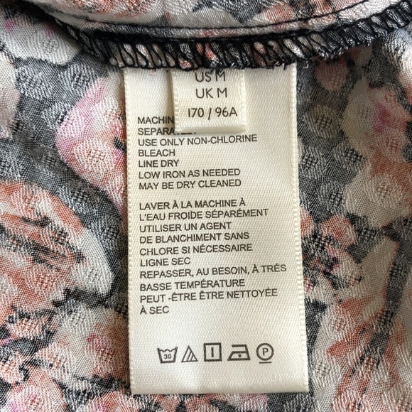 Free People Jael Cutout Floral Printed Mini Dress Size M - Picture 11 of 13